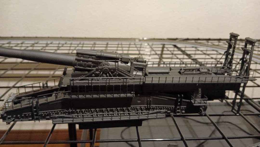 B*2様 フジミ 1/144 列車砲 ドーラ 可動化