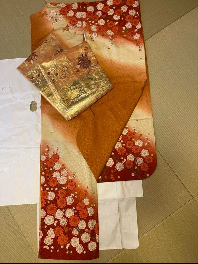 般若心経 色紙5枚(たとう紙付き) 箔押し印刷 金箔 金文字