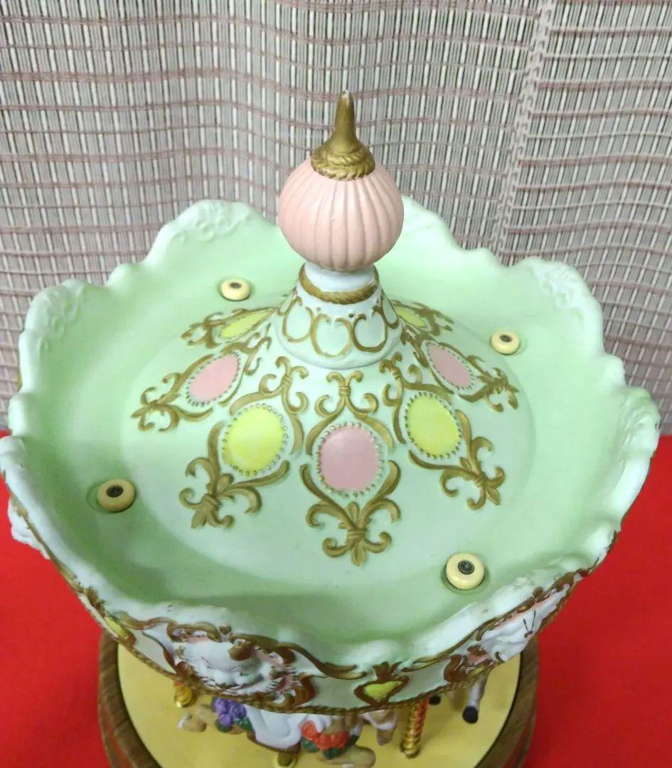 ☆本日特価！【WACO 陶器製メリーゴーランド ジャンク品】