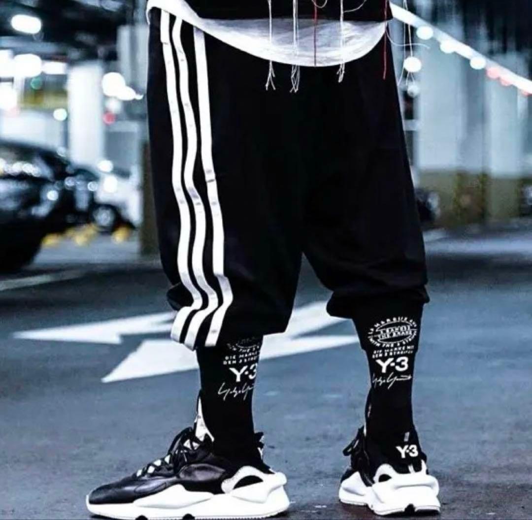 Y-3 スリーストライプス サルエルパンツ