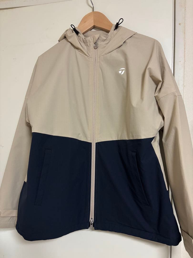 l*)様 テーラーメイドゴルフ【撥水保温】バックプリントロゴ裏起毛フルジップジャ