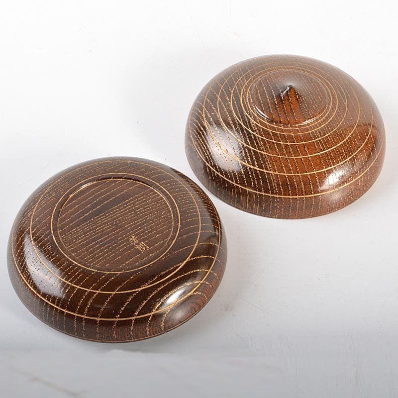 山中塗　福田芳朗作　招福　宝珠　肉池　朱肉入　共箱　V　5980