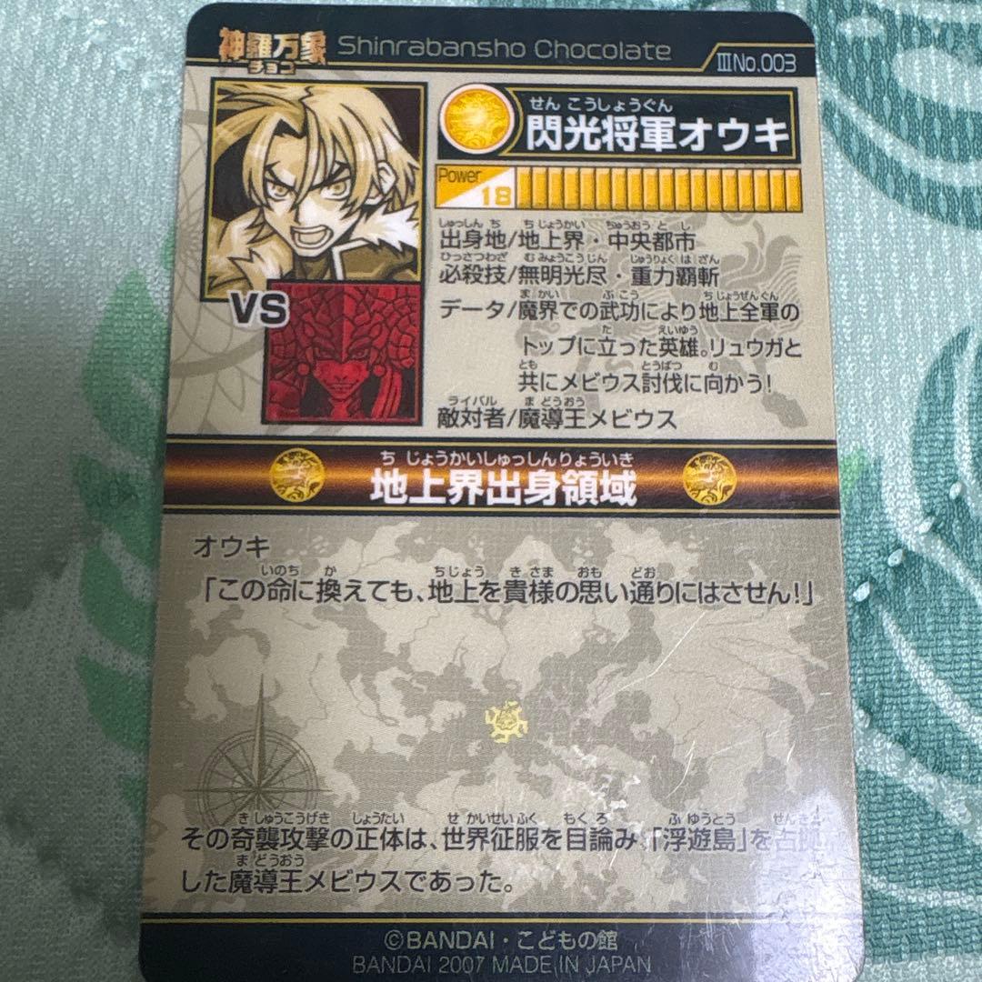 閃光将軍オウキ トレーディングカード 003