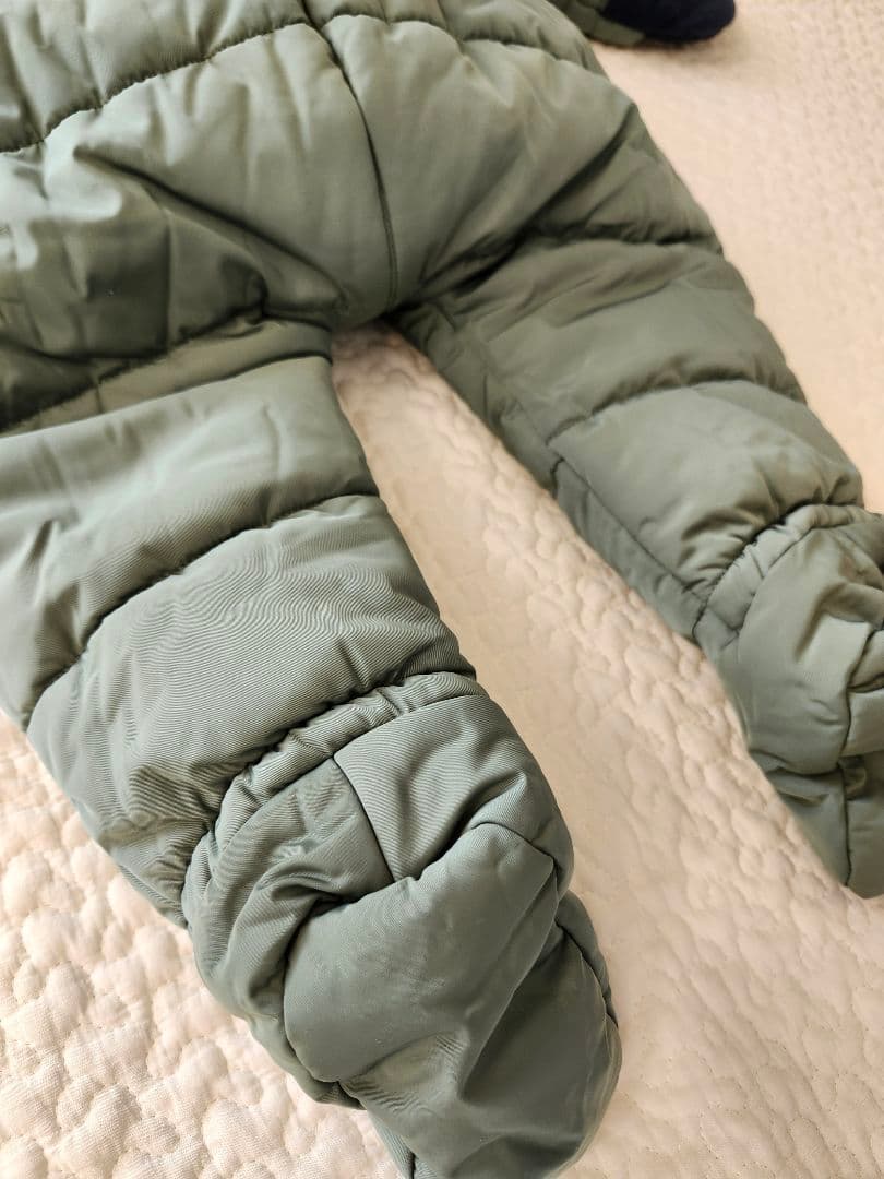 【新品未使用】プチバトー　カバーオール　アウター　12m/74cm　モスグリーン