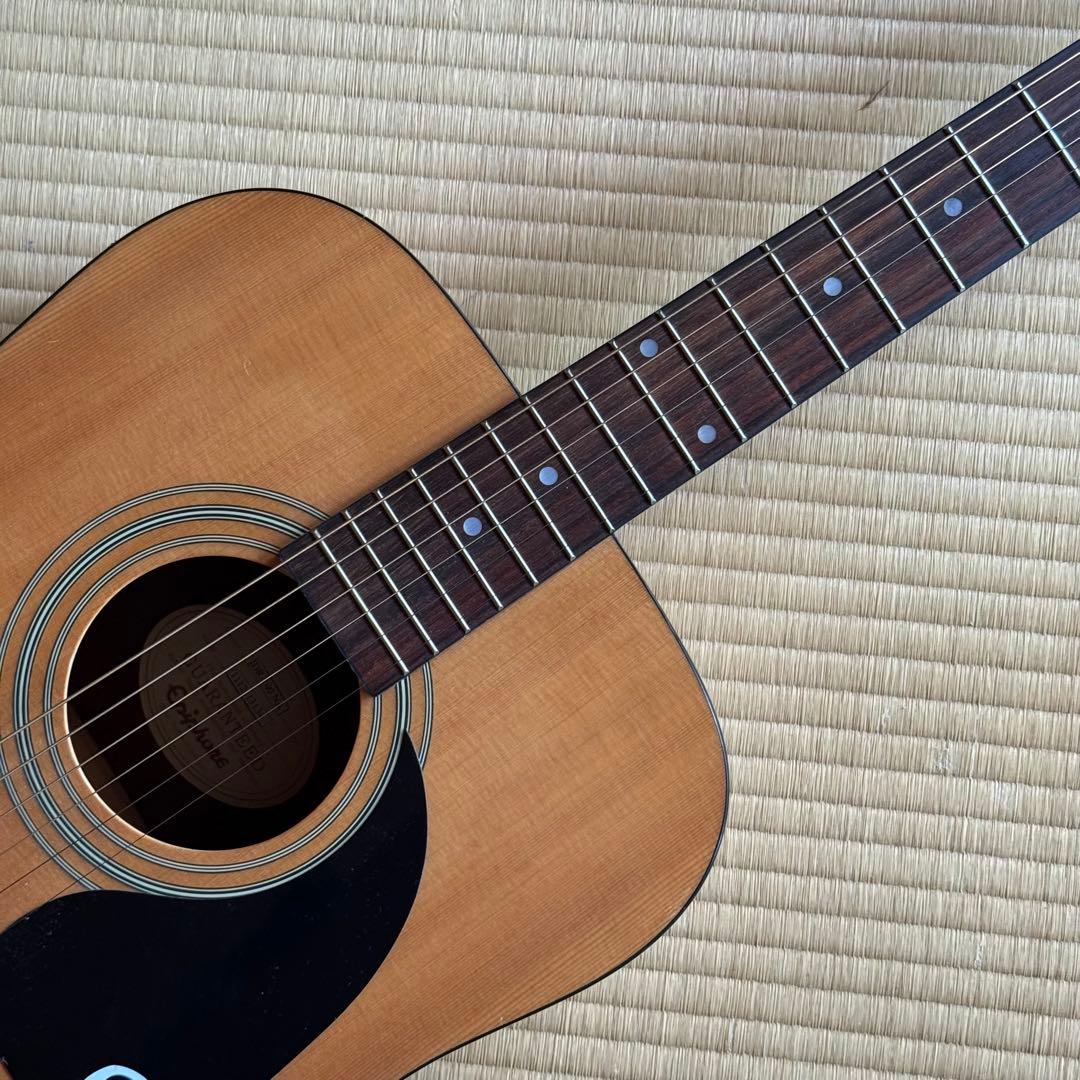 美品/良音/エピフォン DR-100/NA 改FISHMANエレアコ 初心者