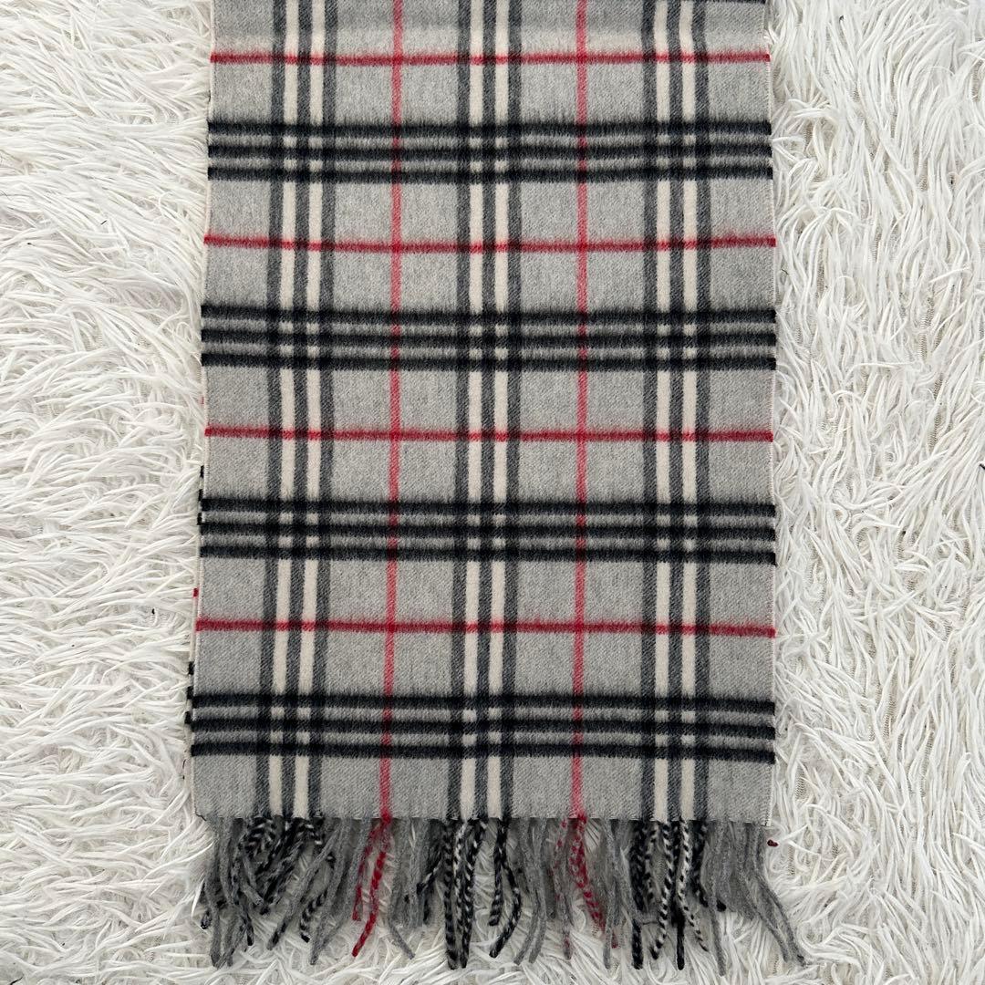 新品タグ付き】 BURBERRY LONDONラムウール100%マフラー タグ付き新品