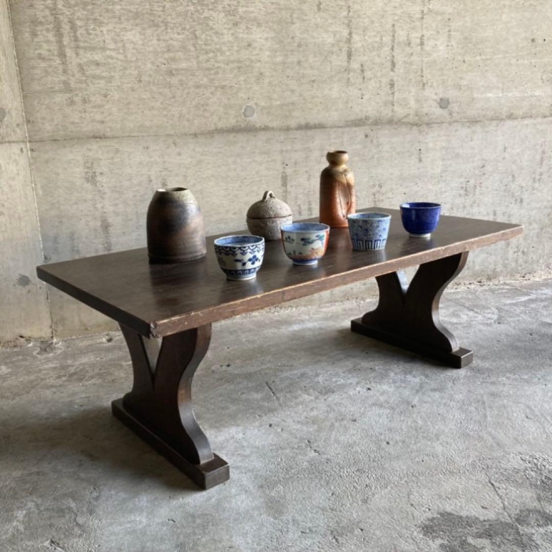 1095 アンティーク 欅のライティングデスク 帳場机 文机 テーブル