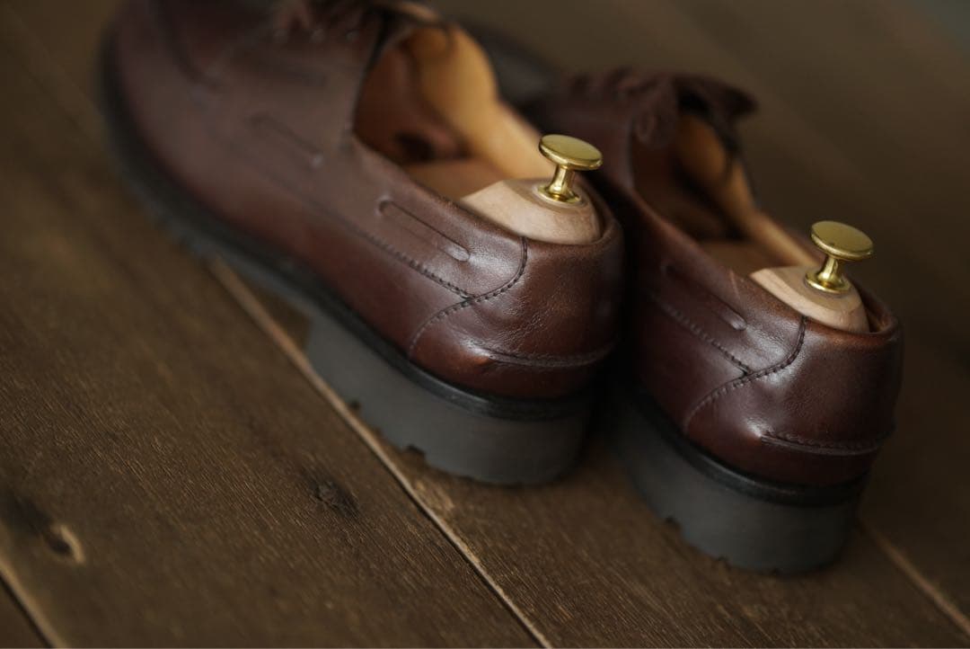 J.M.WESTON レザーシューズ ヨット ダービー 690 7.5