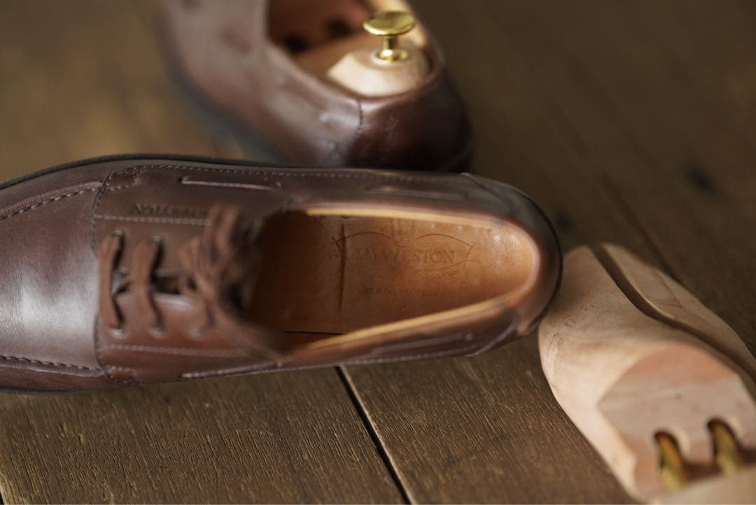 J.M.WESTON レザーシューズ ヨット ダービー 690 7.5