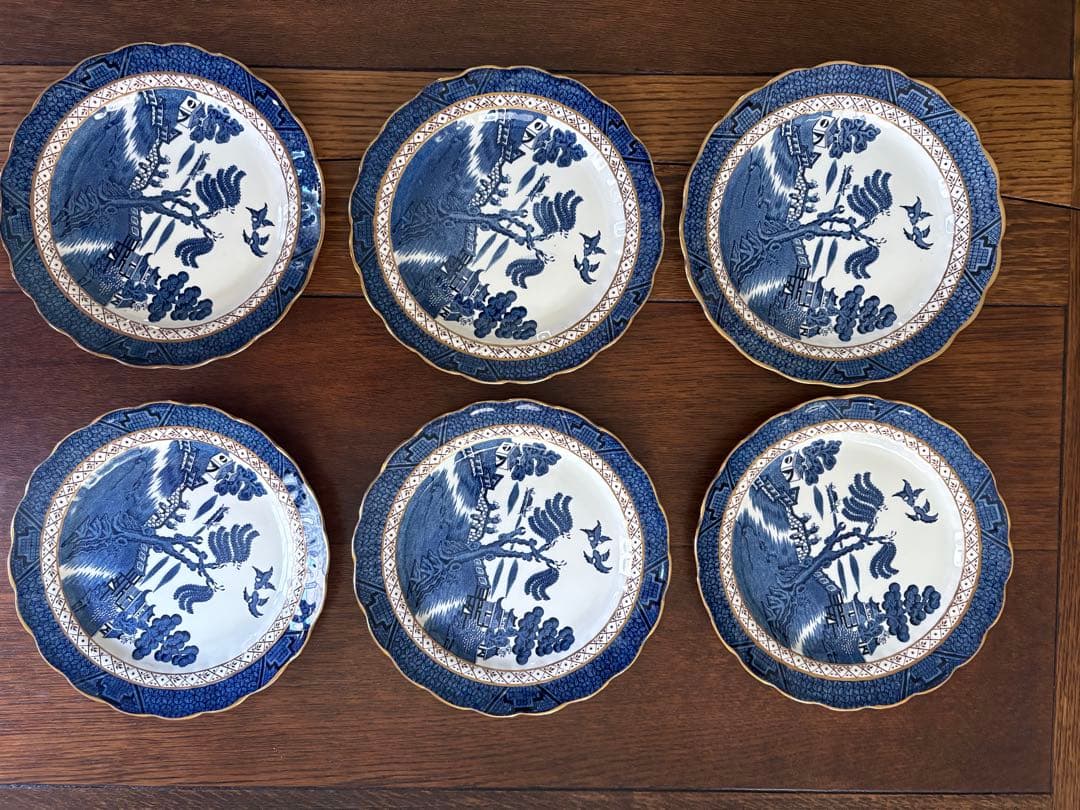 ブース リアル・オールド・ウィロー デザートプレート6枚 SOLD OUT