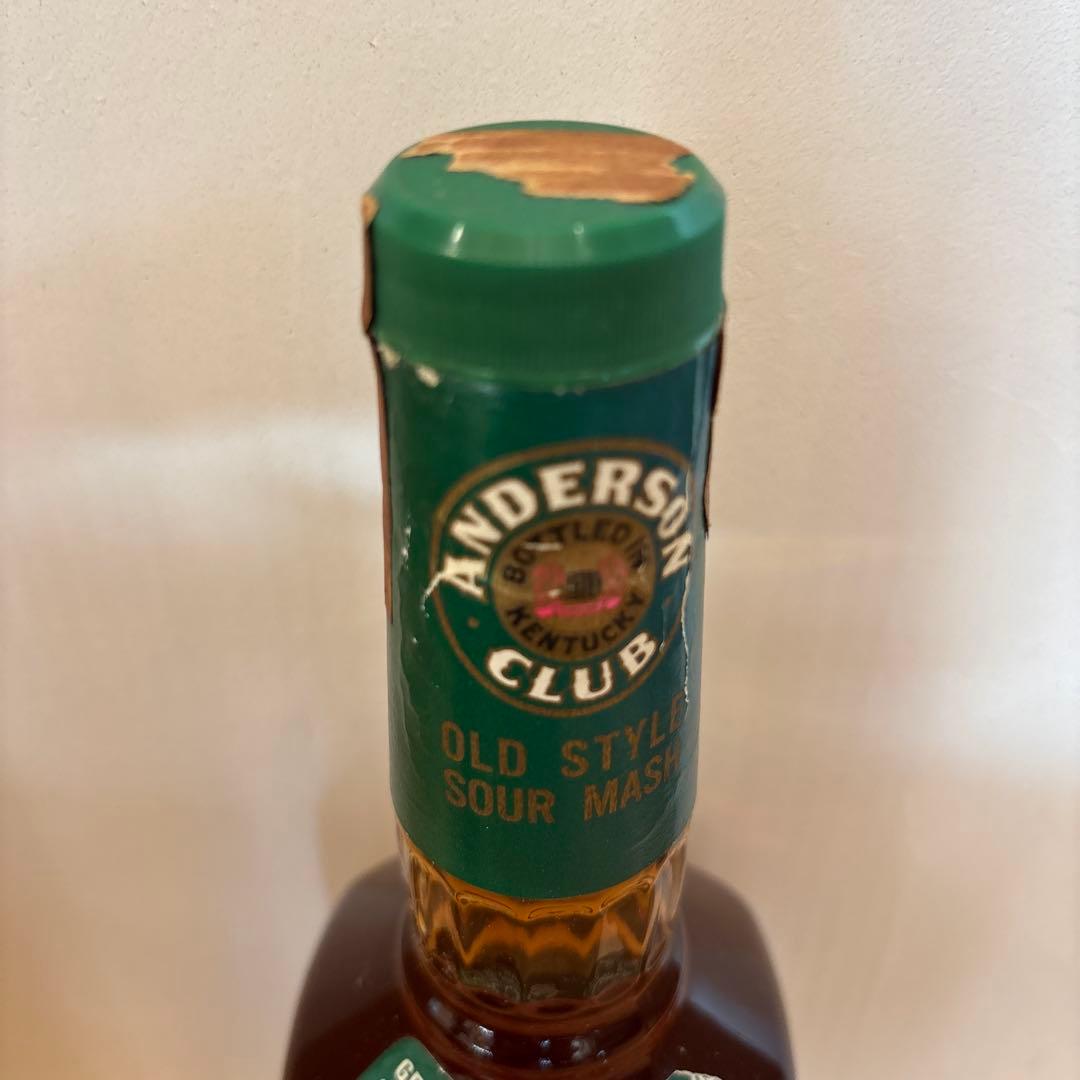 ANDERSON CLUB 10年 ケンタッキー・バーボンウイスキー 750ml