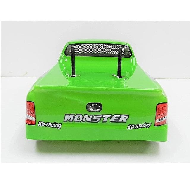 ターボ機能付き 1/10 ドリフトラジコンカー C002 緑 スペアボディー付