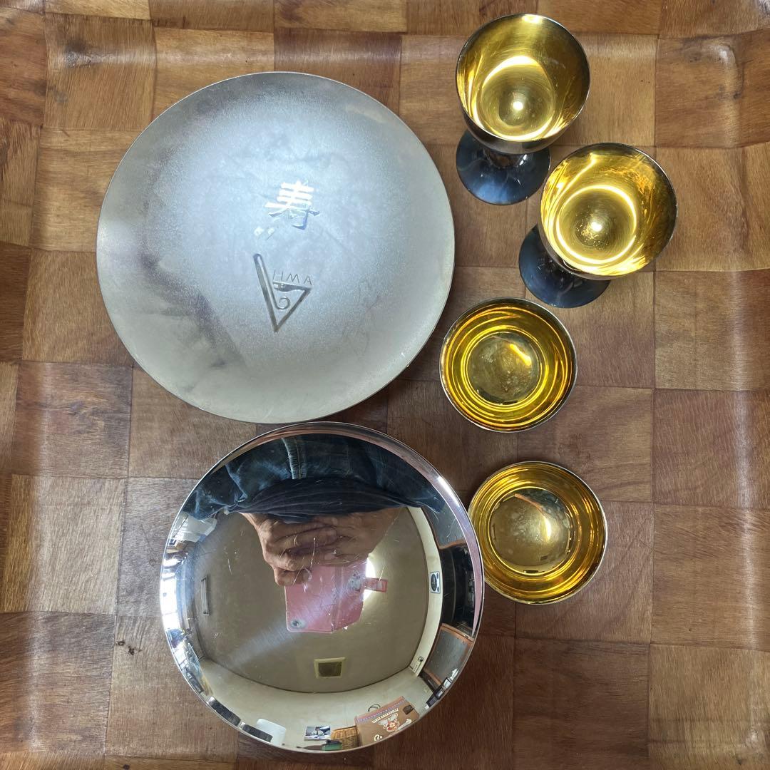 純銀　銀杯　銀製　SILVER まとめて6点　308g 刻印有り