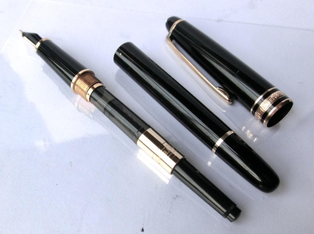 ★ モンブラン MONTBLANC マイスターシュテュック 万年筆 ペン先14K