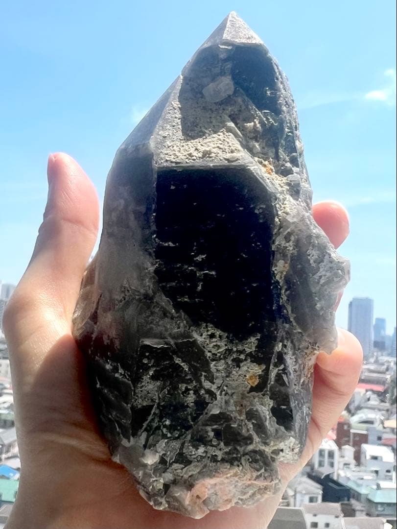 最終価格✨美✨希少✨AAAAAチベット産 ドリームコート モリオン 叡智の黒神殿