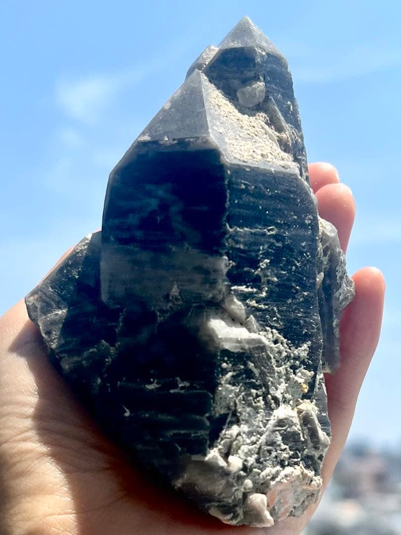 最終価格✨美✨希少✨AAAAAチベット産 ドリームコート モリオン 叡智の黒神殿