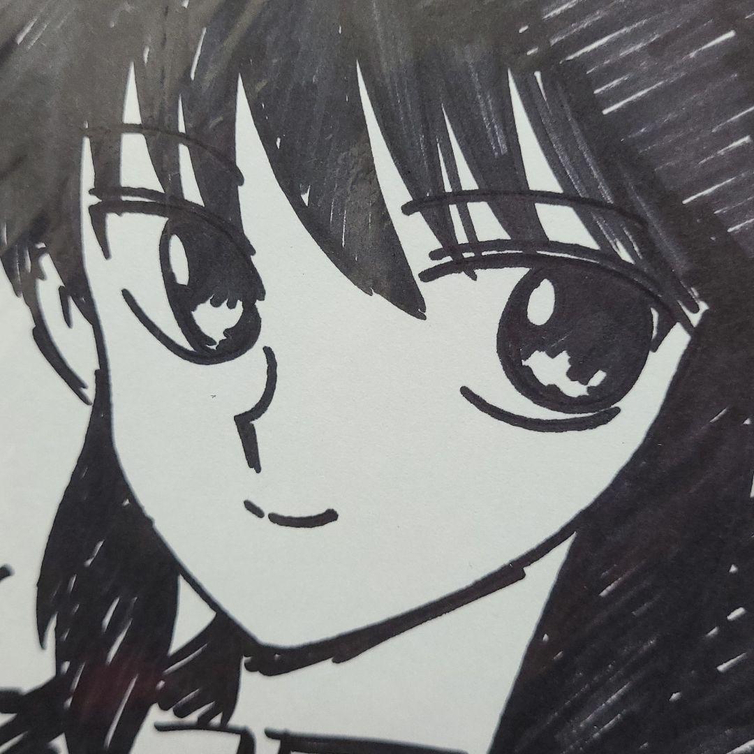 幽☆遊☆白書 蔵馬(南野秀一)イラスト 直筆サイン色紙