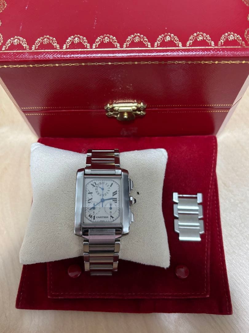 ◾️大幅値下げ◾️カルティエ タンクフランセーズXL クロノリフレックス◾️不動美品■