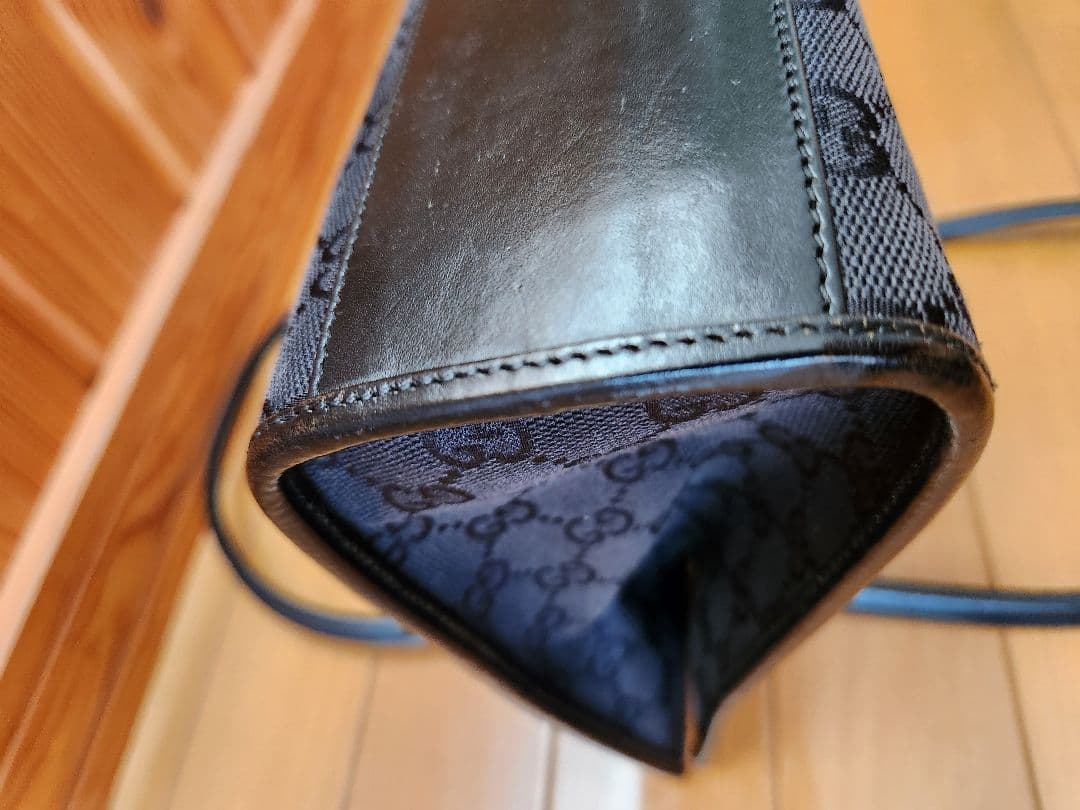 GUCCI ジャッキー ハンドバッグ　ブラック