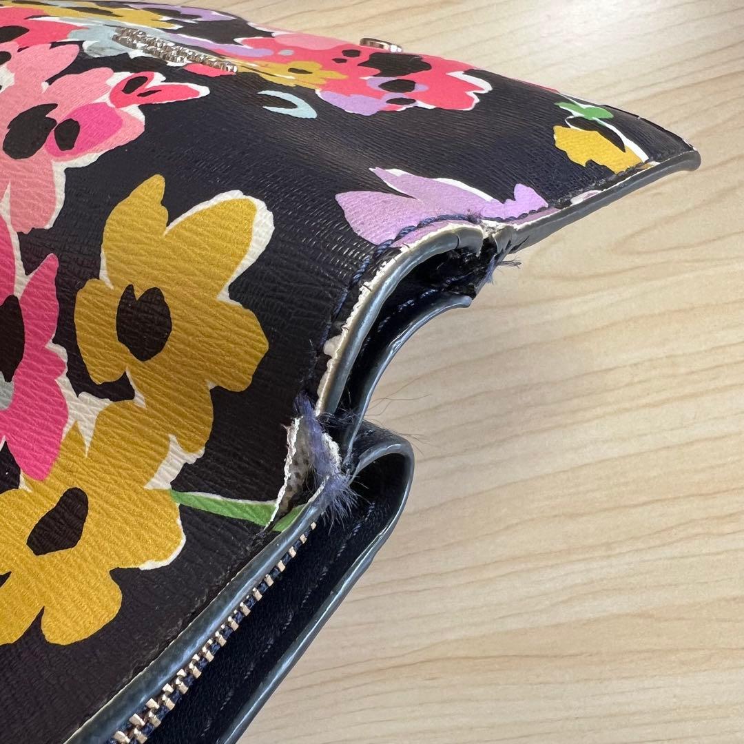 花柄 二つ折り財布 ケイトスペード ニューヨーク - メルカリ