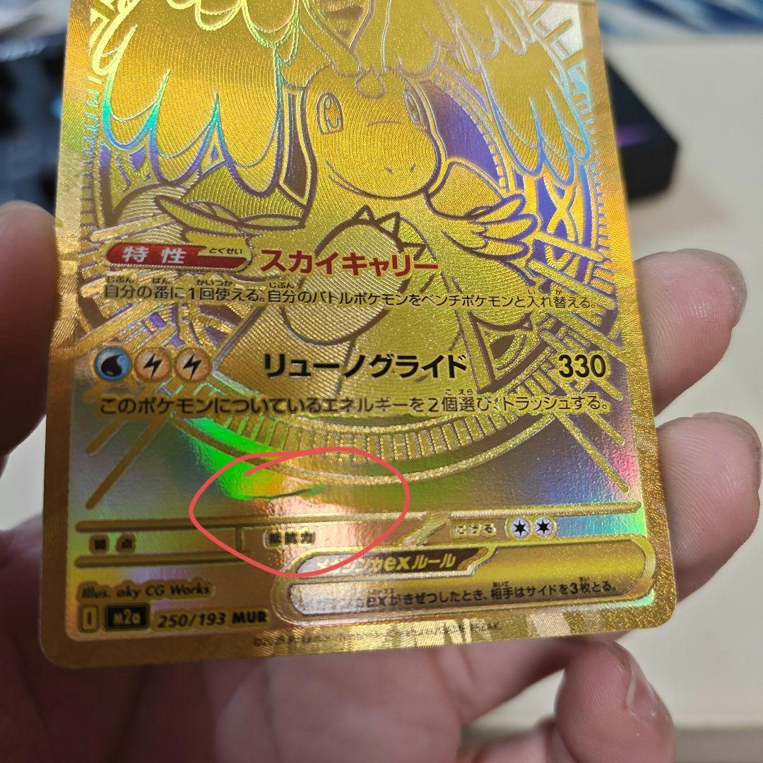 訳有り　メガカイリュー-ex MUR！プレイ用お願い