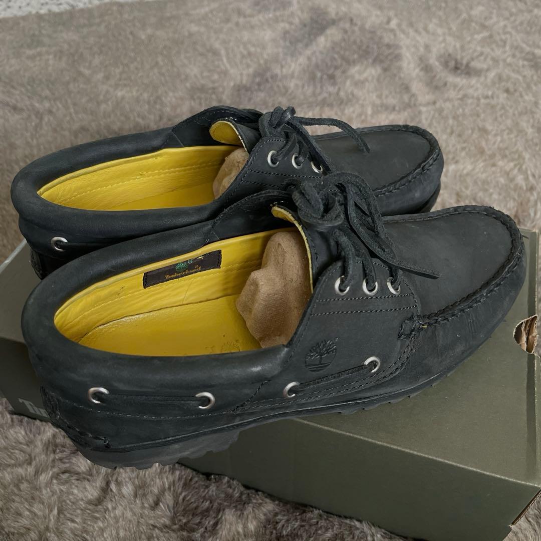 ティンバーランド オーセンティックハンドソーボートシューズ ブラック ヌバック