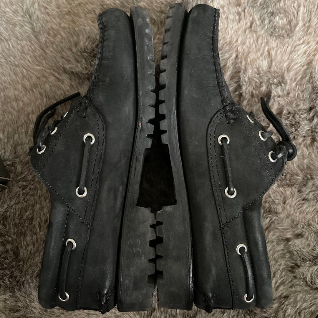 ティンバーランド オーセンティックハンドソーボートシューズ ブラック ヌバック