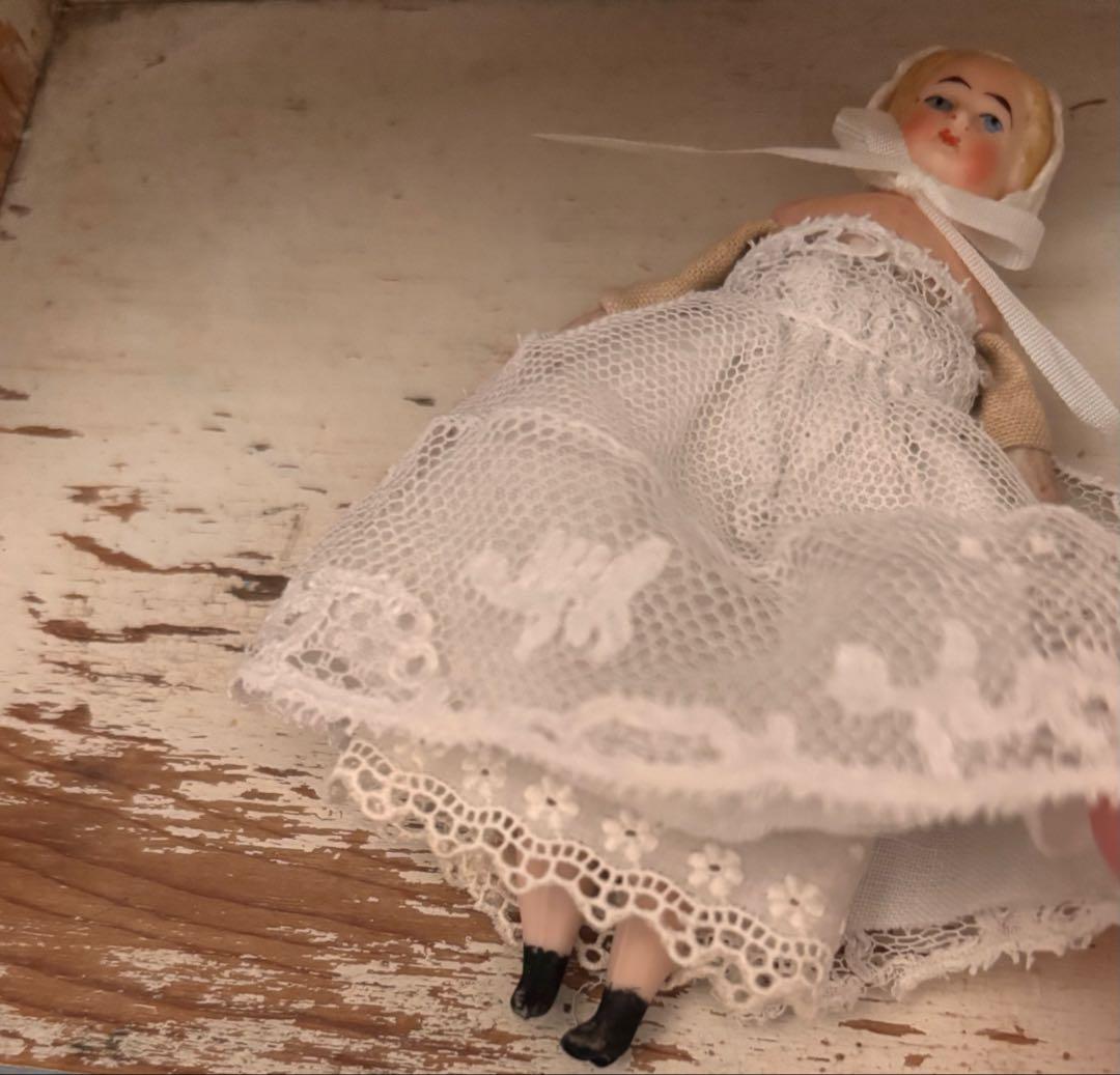 ❤︎10cm チャイナヘッドドール 1900年 アンティーク ビスクドール