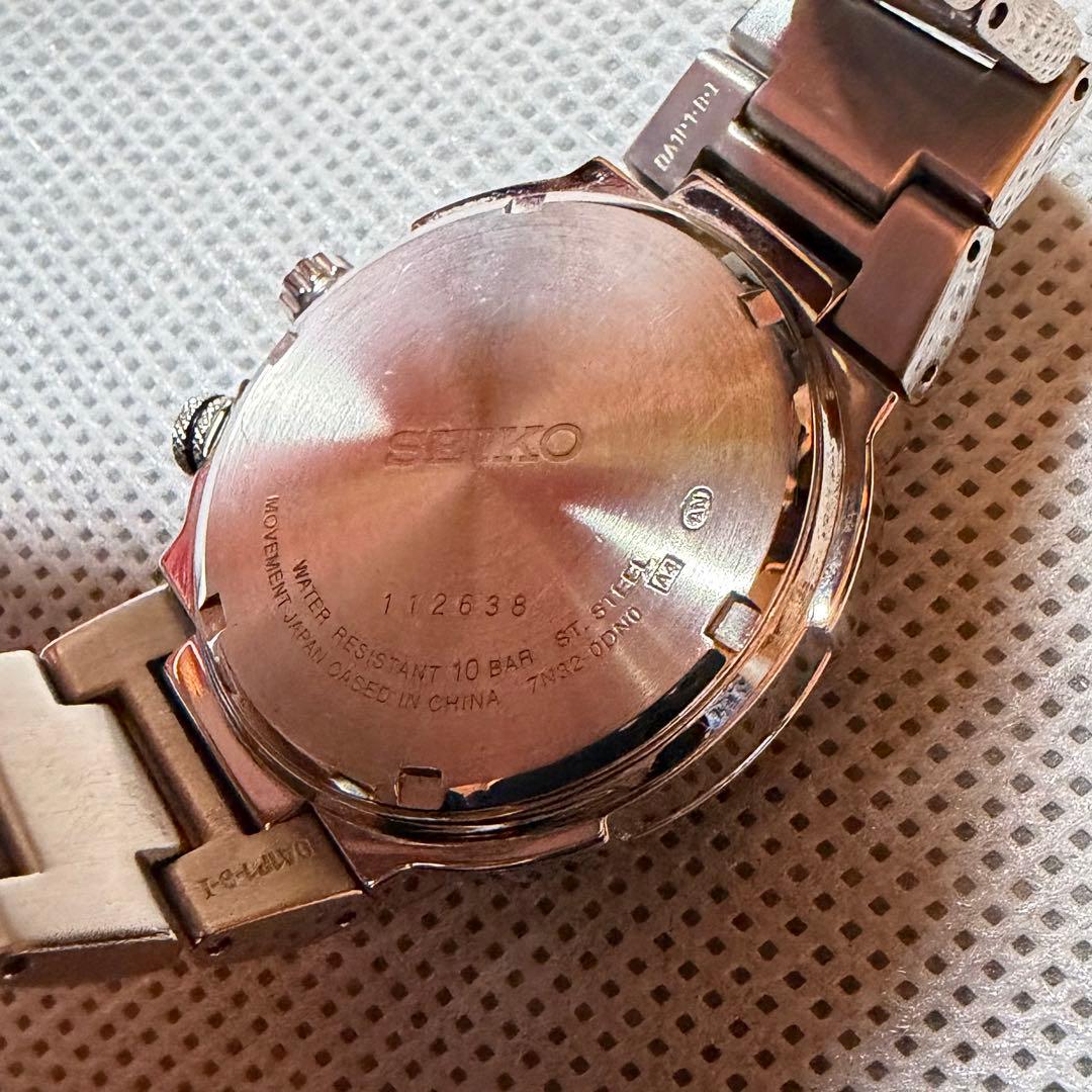 SEIKO セイコー アルピニスト似 ブラック文字盤 クォーツ 中古品