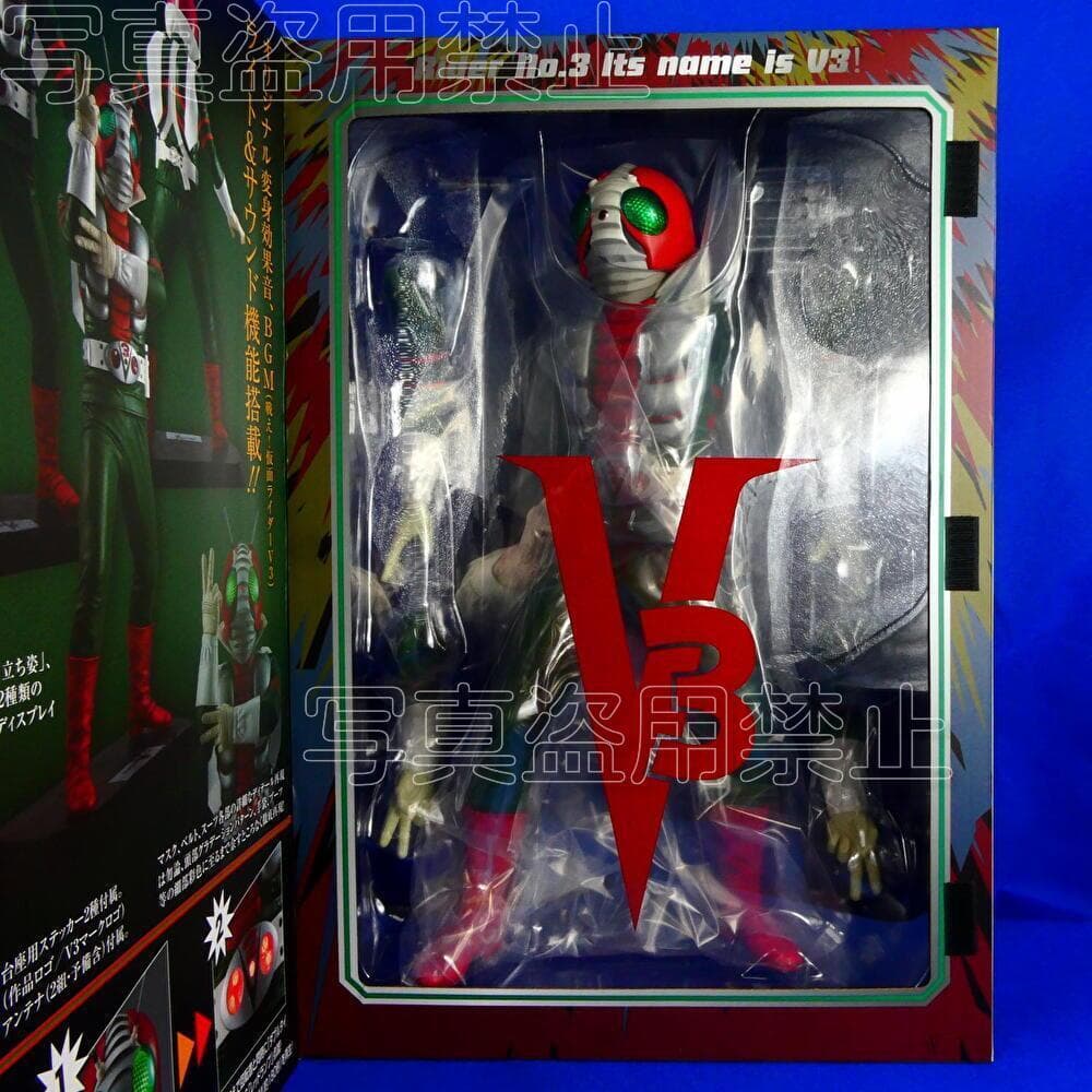 仮面ライダーV３★仮面ライダーV３生誕５０周年★４０ｃｍ巨大フィギュア★バンダイ