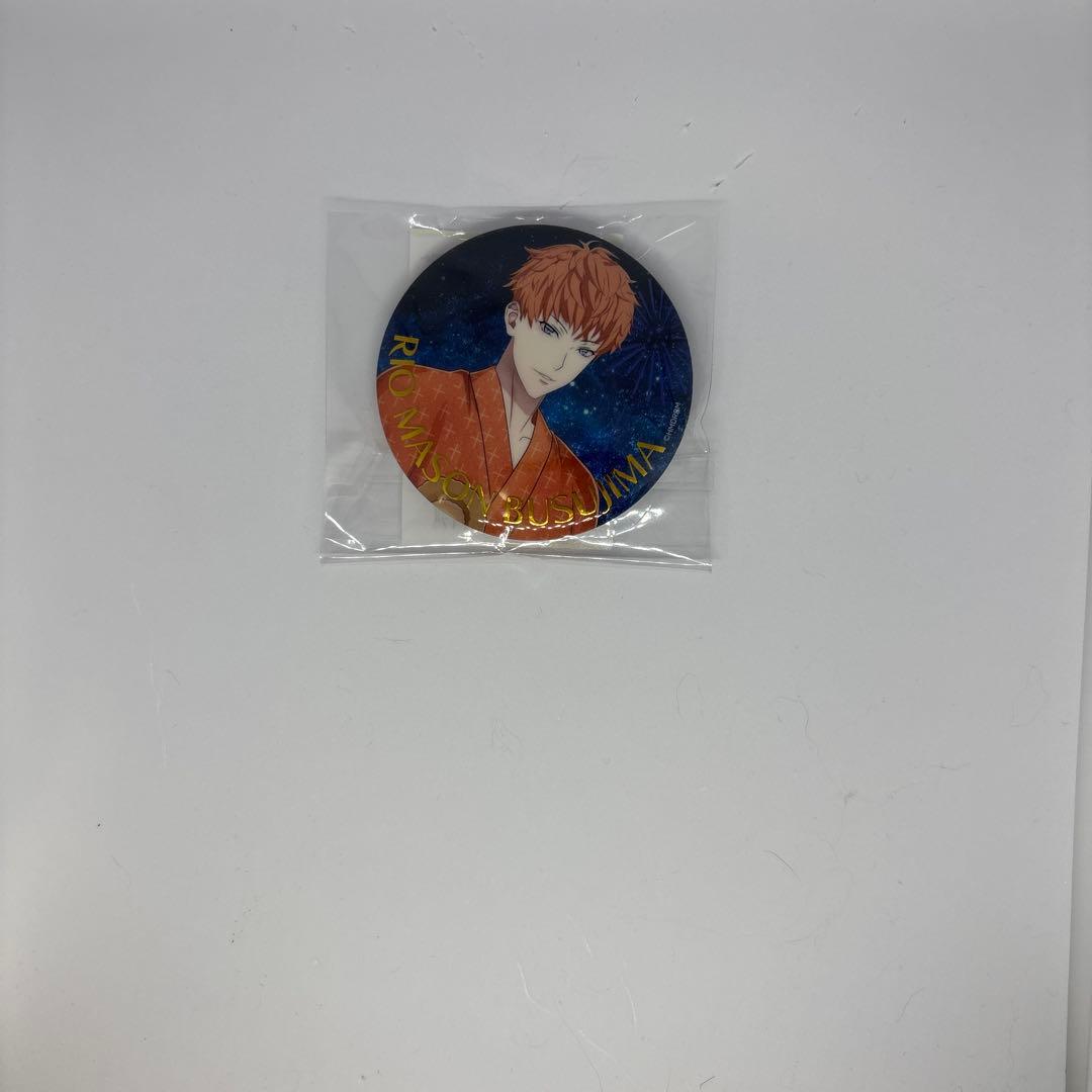 ヒプノシスマイク オンラインくじ E賞缶バッジ 毒島メイソン理鶯