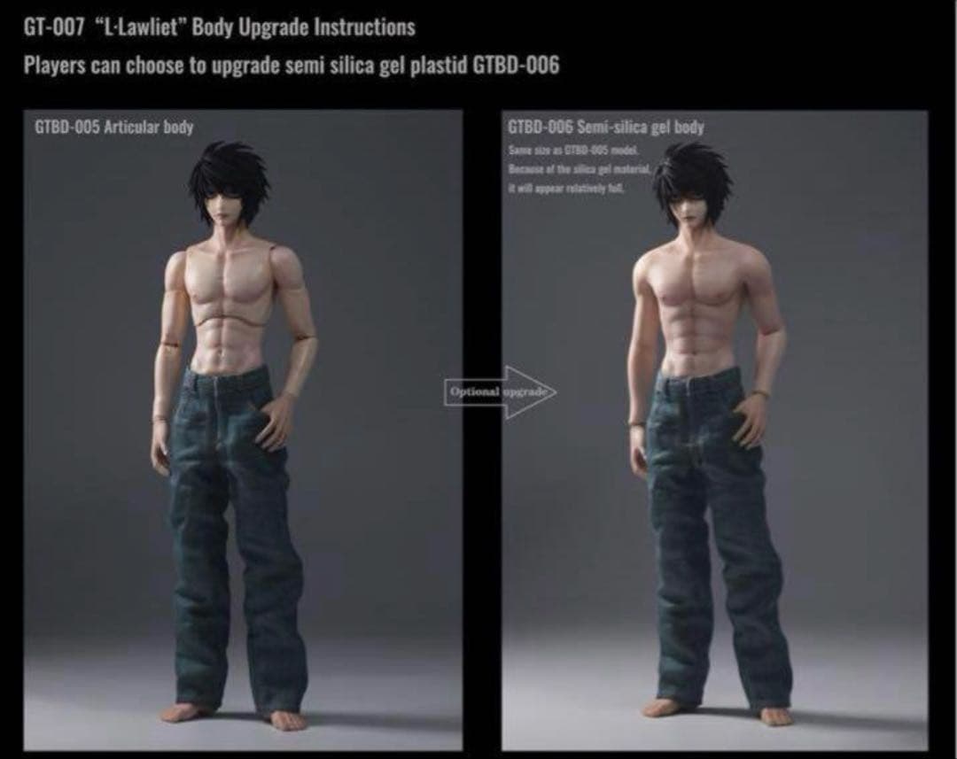 ホットトイズ デスノート L シリコン素体フィギュア 開封済み 特典付き