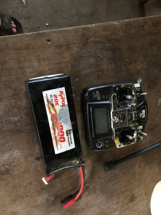 Tarot X6ドローン散布装置付機