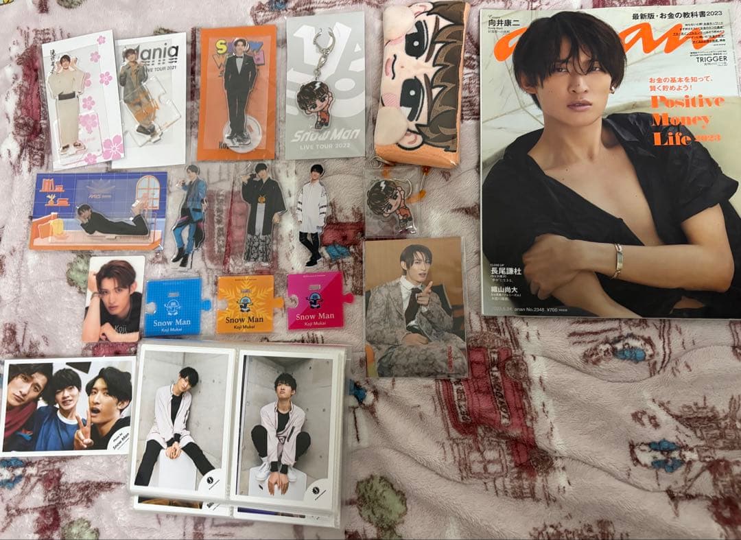  Man スノーマン 向井康二 まとめ売り グッズ アクスタ すのチル 向井康二 アクリルスタンド チルぬい セット Snow Man 向井康二 すの