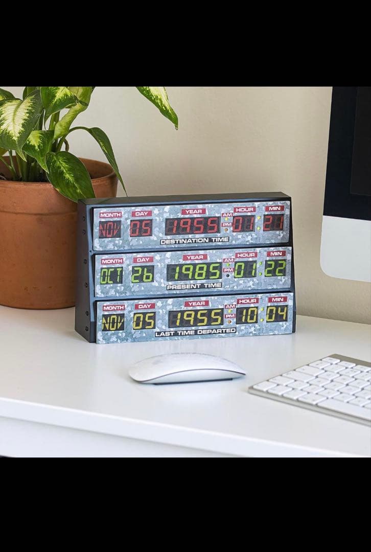 新品・未開封　バックトゥザフューチャー タイムサーキット ライトボックス　おまけ