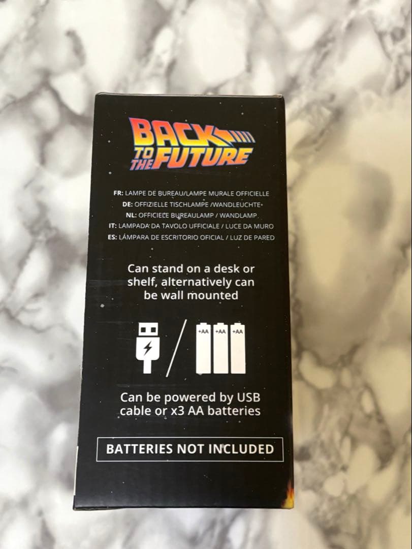 新品・未開封　バックトゥザフューチャー タイムサーキット ライトボックス　おまけ