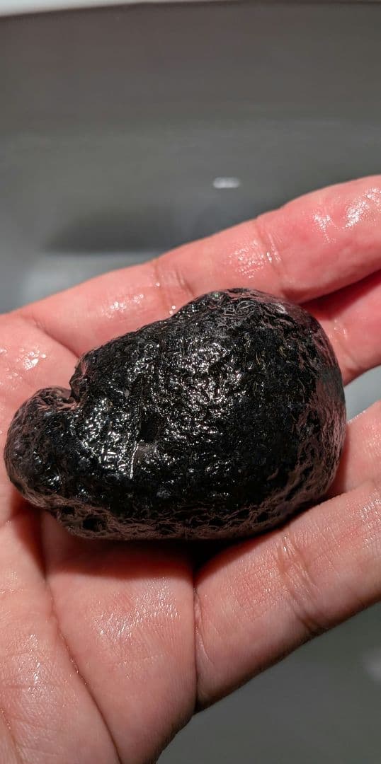 原石 十勝石玲瓏 ブルーベースレインボーオブシディアン 超特級品