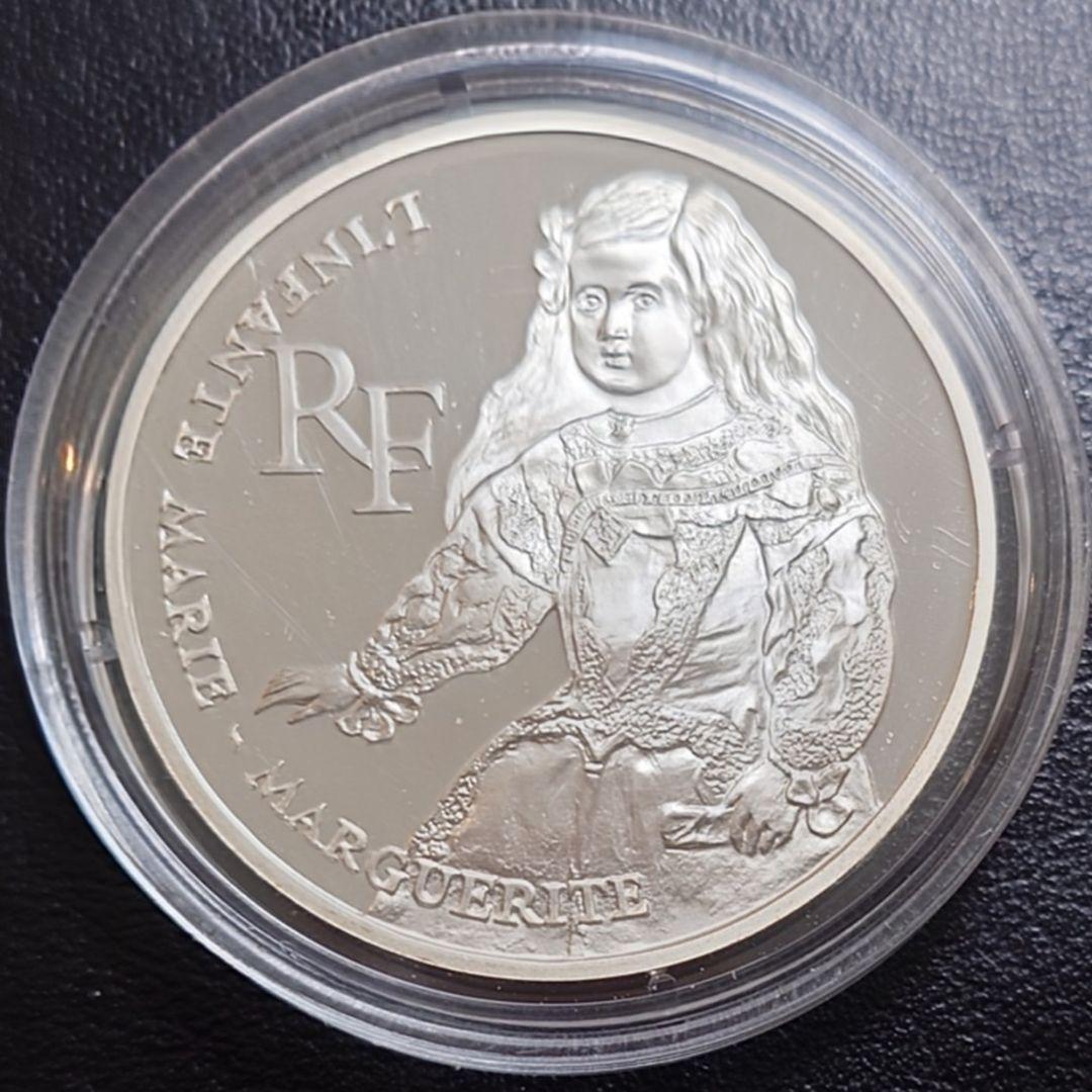 1993年 フランス銀貨100フラン ルーブル美術館200周年記念銀貨SV900