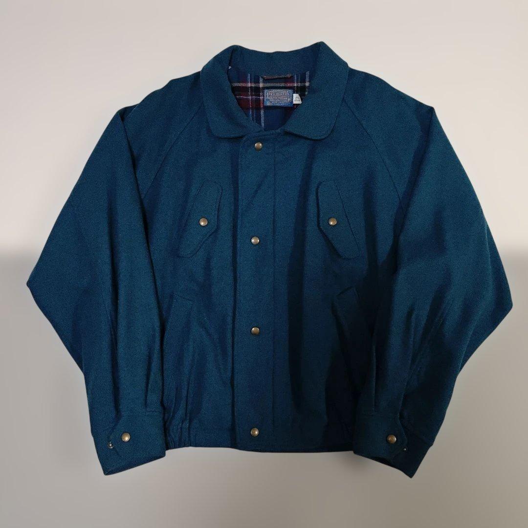 Pendleton 70'sレア ウールジャケット XL ダークティール