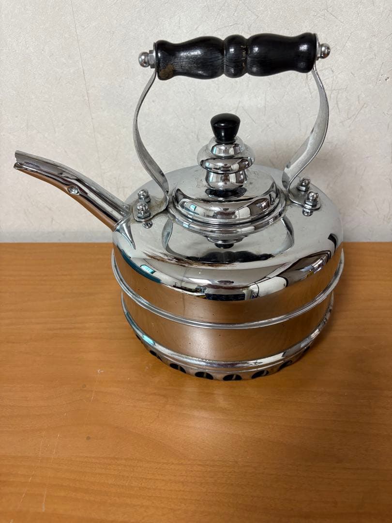 昭和レトロ 鋳鉄 花模様 鉄瓶 南部鉄器 鋳物 茶釜 やかん 伝統工芸