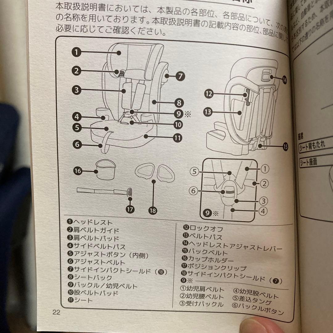 Joie チャイルドシート　エレベート　ネイビー