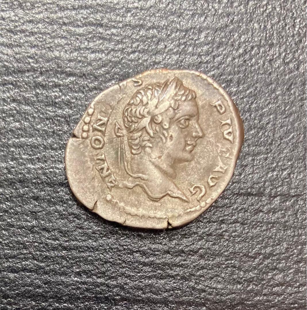 古代ローマ帝国 カラカラ帝 デナリウス銀貨/ギリシャ テトラドラクマ
