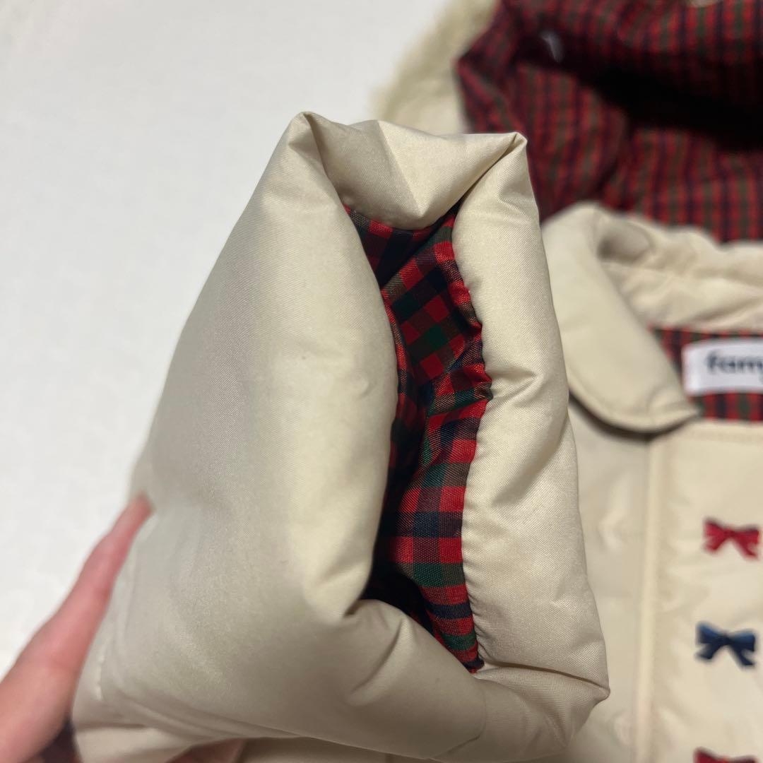 familiar 中綿コート 90サイズ ベージュ