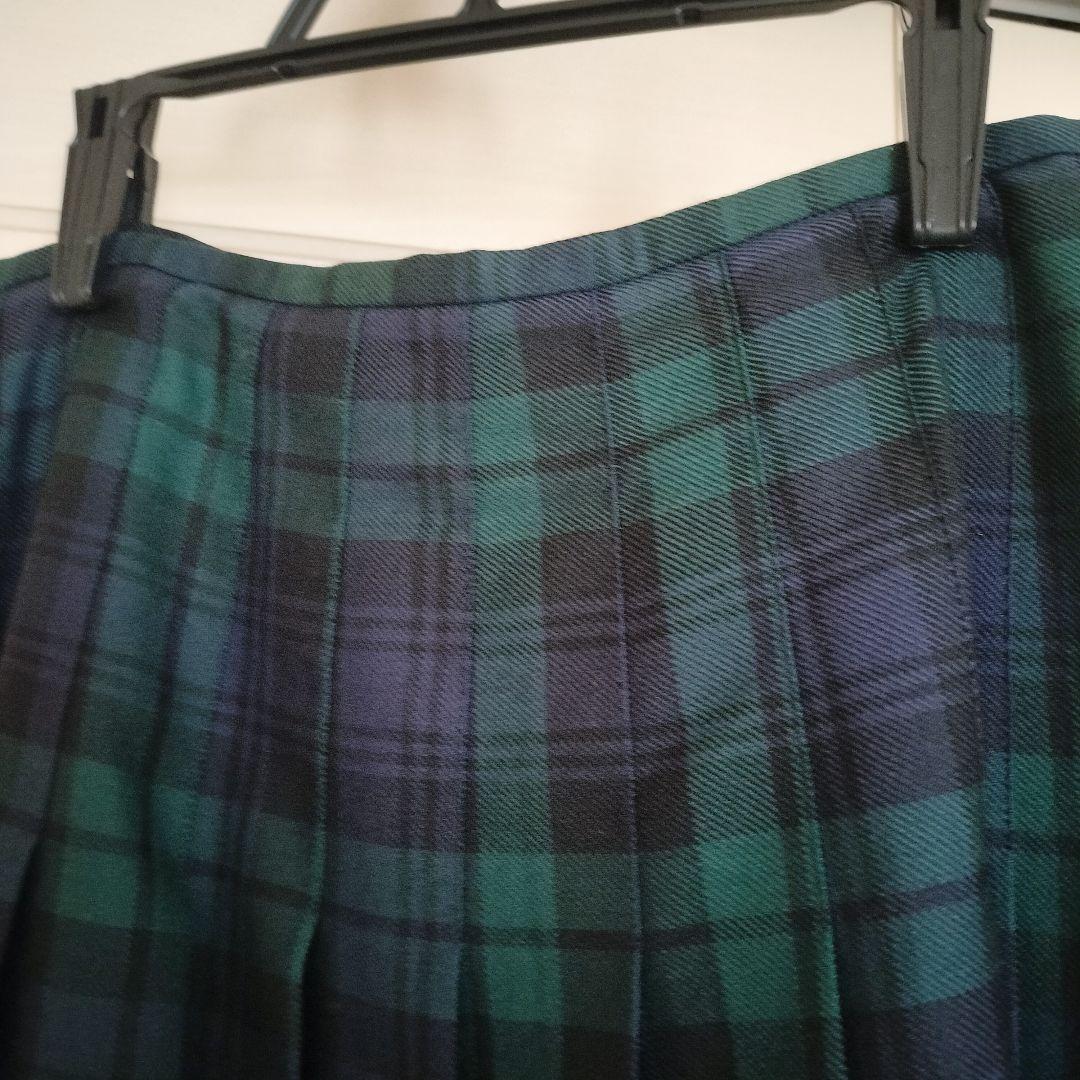 O'NEIL OF DUBLIN ひざ下ウール キルトスカート