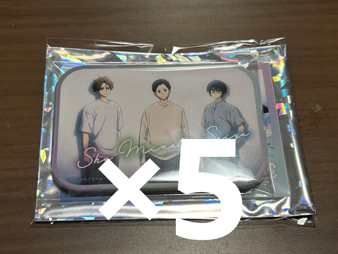 ツルネ スクエア缶バッジ 藤原愁 鳴宮湊 竹早静弥 - メルカリ