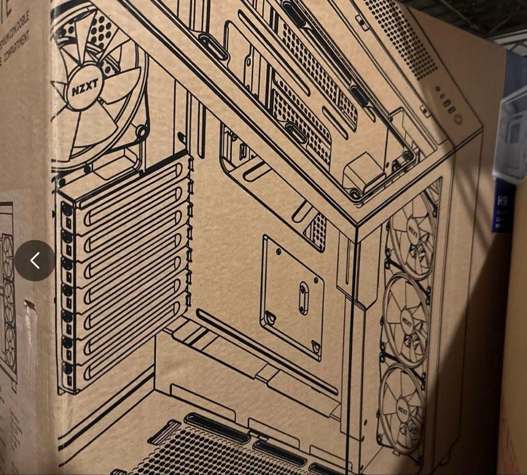 NZXT H9 ELITE プレミアムデュアルチャンバーミッドタワーケース未開封