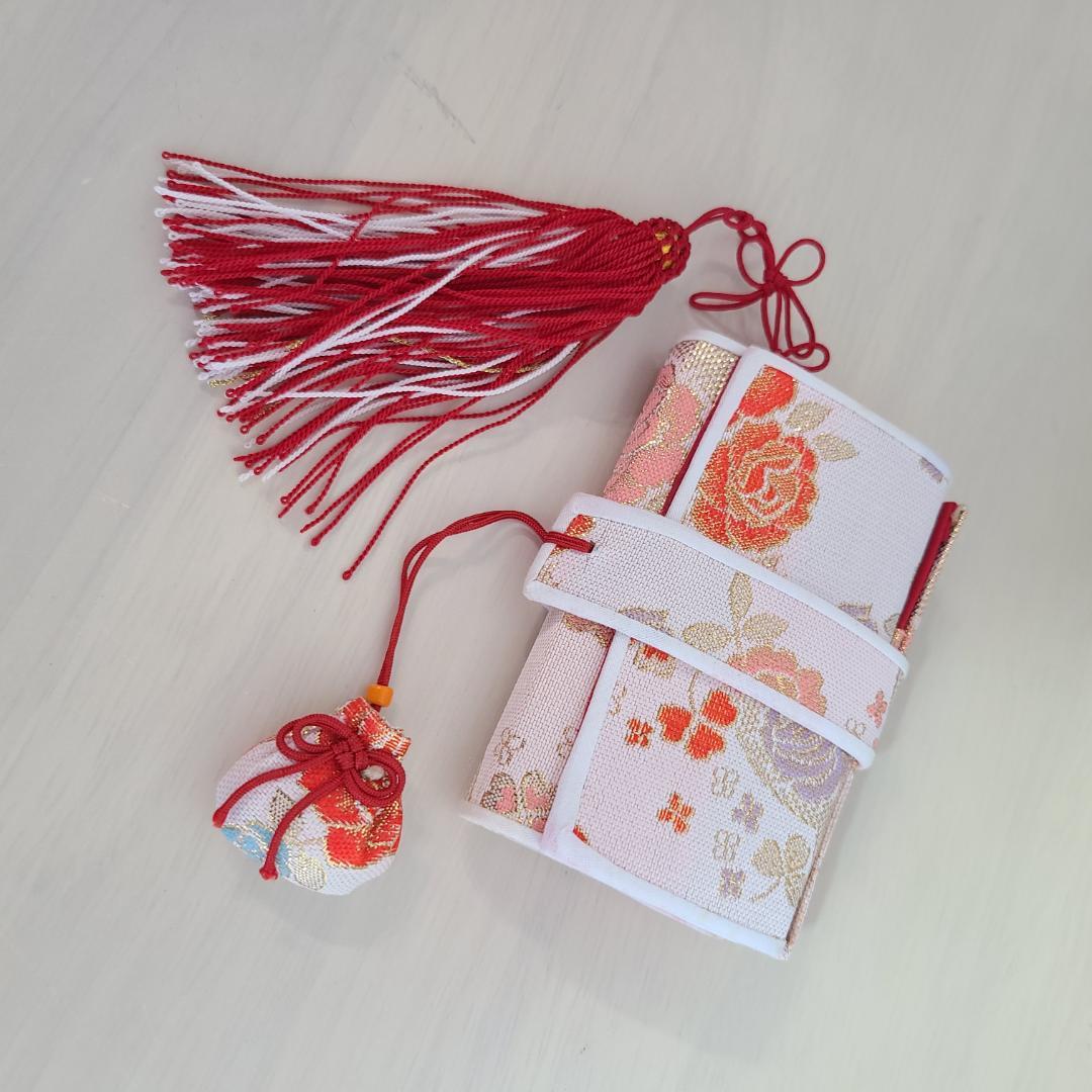 七五三帯 はこせこセット　7歳　ピンク系　8点セット