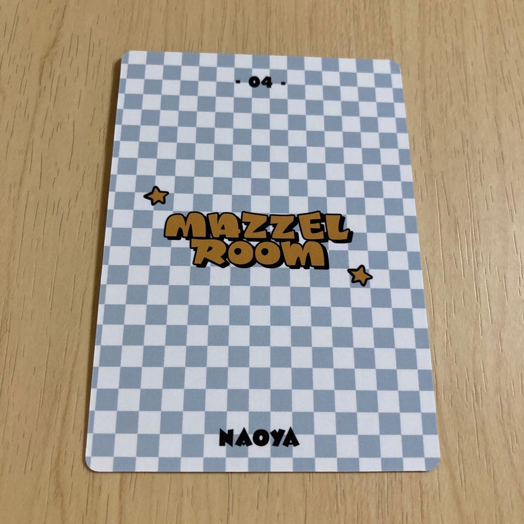 まぜべや MAZZEL ナオヤ NAOYA フォトカード ステッカー 4点セット