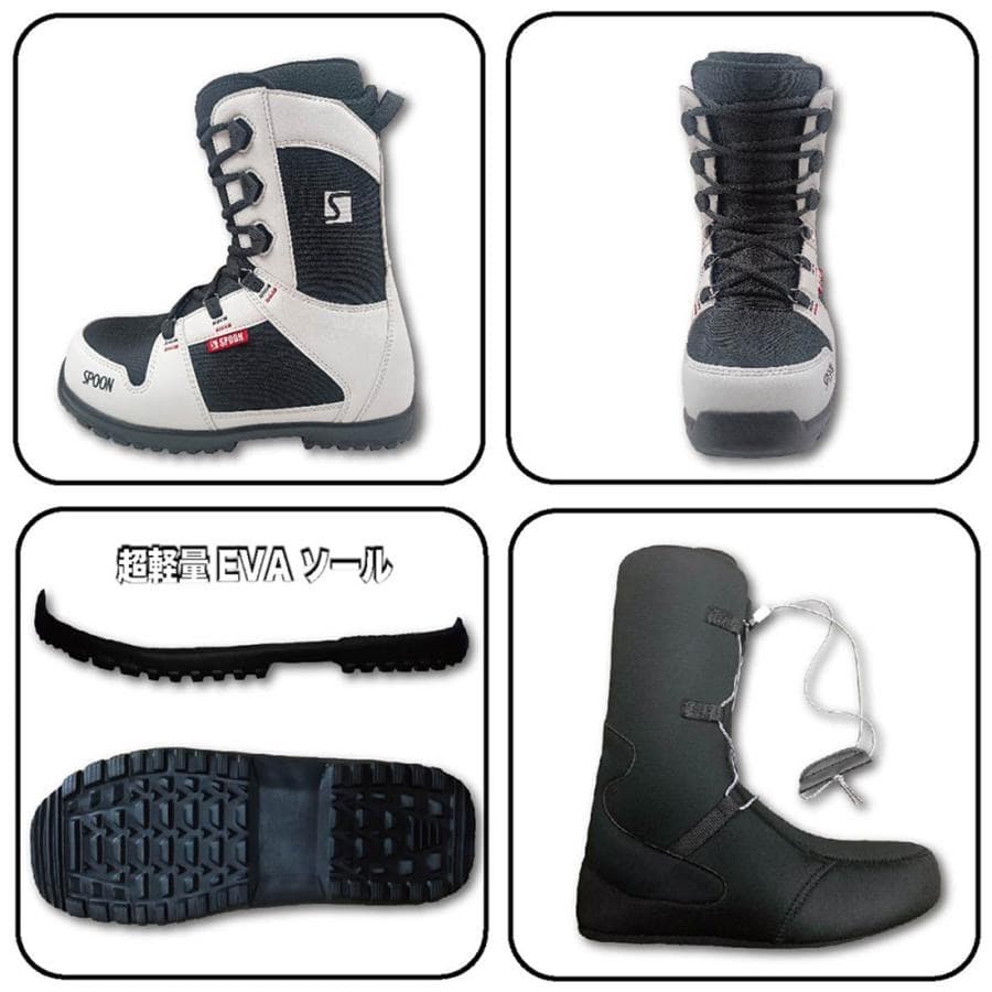 スノーボード ブーツ シューレース ホワイト 28.5～29cm ＊新品訳あり＊