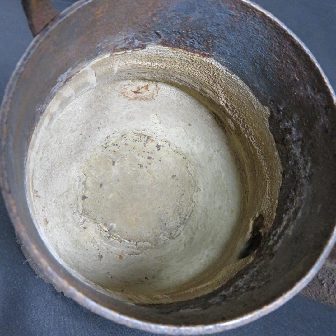 鉄瓶 錆 南部 富士形 囲炉裏 炉端 鉄分補給